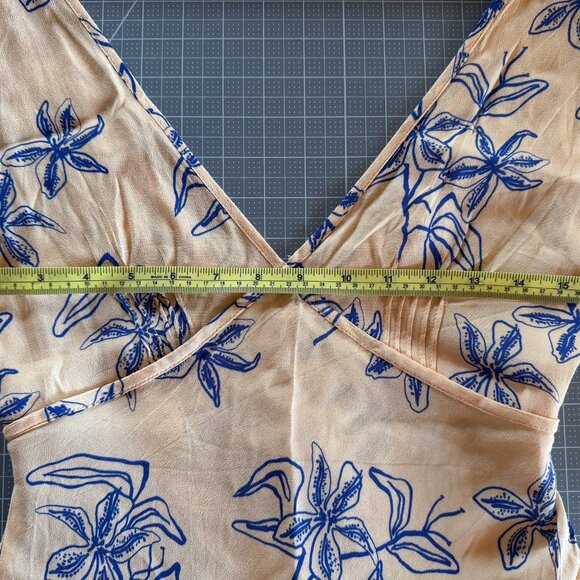 VRG GRL Sunlit Isle Bias Cut Maxi Dress Iris, 8 - Picture 6 of 7